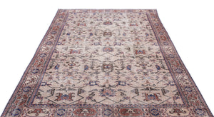 Naturel Over Dyed Vintage Rug 5'7'' x 9'7'' ft 170 x 293 cm