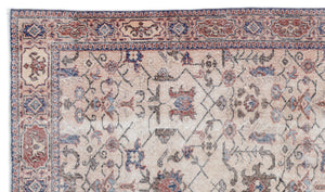 Naturel Over Dyed Vintage Rug 5'7'' x 9'7'' ft 170 x 293 cm
