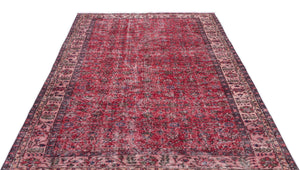 Naturel Over Dyed Vintage Rug 5'5'' x 9'2'' ft 166 x 280 cm