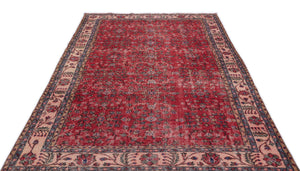 Naturel Over Dyed Vintage Rug 5'5'' x 9'4'' ft 164 x 285 cm