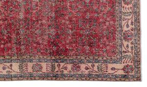 Naturel Over Dyed Vintage Rug 5'5'' x 9'4'' ft 164 x 285 cm