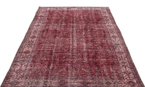 Naturel Over Dyed Vintage Rug 5'1'' x 9'0'' ft 155 x 275 cm