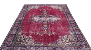 Naturel Over Dyed Vintage Rug 6'5'' x 10'2'' ft 195 x 311 cm