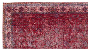 Naturel Over Dyed Vintage Rug 5'5'' x 10'0'' ft 166 x 305 cm
