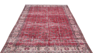 Naturel Over Dyed Vintage Rug 5'9'' x 9'6'' ft 176 x 290 cm