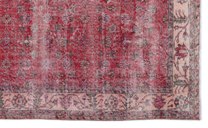 Naturel Over Dyed Vintage Rug 5'9'' x 9'6'' ft 176 x 290 cm