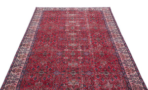 Naturel Over Dyed Vintage Rug 5'3'' x 9'2'' ft 160 x 280 cm