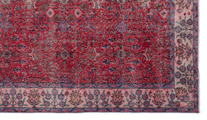 Naturel Over Dyed Vintage Rug 5'3'' x 9'2'' ft 160 x 280 cm