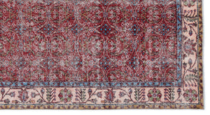 Naturel Over Dyed Vintage Rug 5'2'' x 9'7'' ft 157 x 291 cm