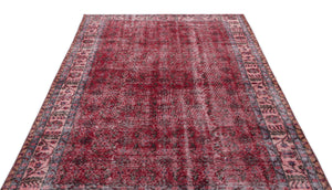 Naturel Over Dyed Vintage Rug 5'6'' x 9'3'' ft 167 x 281 cm