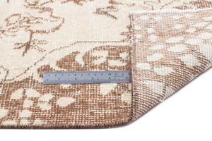 Beige Over Dyed Vintage Rug 6'0'' x 9'7'' ft 184 x 292 cm