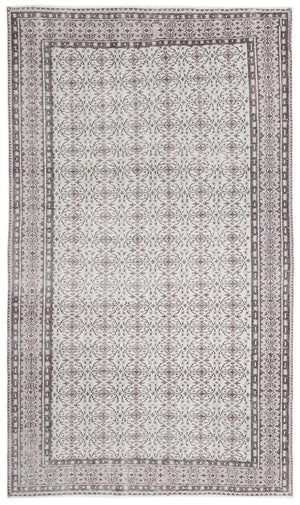 Naturel Over Dyed Vintage Rug 5'3'' x 8'11'' ft 160 x 273 cm