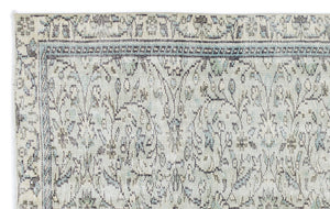 Beige Over Dyed Vintage Rug 4'9'' x 7'8'' ft 144 x 233 cm