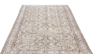 Retro Over Dyed Vintage Rug 4'11'' x 8'6'' ft 150 x 260 cm