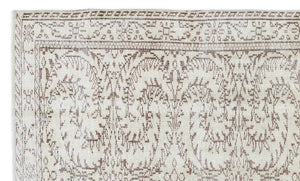 Retro Over Dyed Vintage Rug 4'11'' x 8'6'' ft 150 x 260 cm