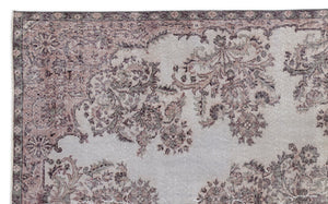 Naturel Over Dyed Vintage Rug 5'12'' x 9'7'' ft 182 x 292 cm