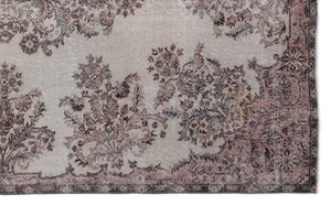 Naturel Over Dyed Vintage Rug 5'12'' x 9'7'' ft 182 x 292 cm
