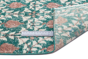 Retro Over Dyed Vintage Rug 3'10'' x 8'2'' ft 117 x 250 cm