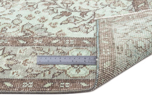 Naturel Over Dyed Vintage Rug 5'9'' x 9'7'' ft 175 x 293 cm