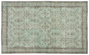 Naturel Over Dyed Vintage Rug 5'9'' x 9'7'' ft 175 x 293 cm