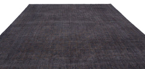 Gray Over Dyed Vintage XLarge Rug 9'11'' x 13'7'' ft 301 x 415 cm