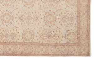 Beige Over Dyed Vintage Rug 5'11'' x 9'5'' ft 180 x 288 cm