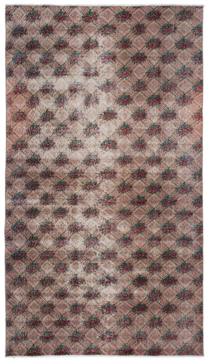 Naturel Over Dyed Vintage Rug 5'1'' x 8'9'' ft 154 x 266 cm