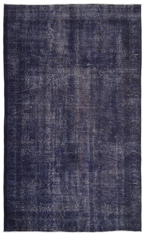 Naturel Over Dyed Vintage Rug 5'7'' x 9'3'' ft 170 x 282 cm