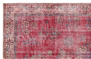 Naturel Over Dyed Vintage Rug 5'11'' x 9'4'' ft 180 x 285 cm