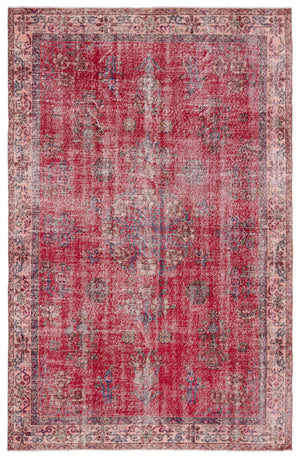 Naturel Over Dyed Vintage Rug 5'11'' x 9'4'' ft 180 x 285 cm