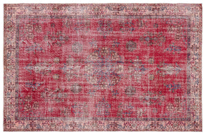 Naturel Over Dyed Vintage Rug 5'11'' x 9'4'' ft 180 x 285 cm