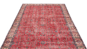 Naturel Over Dyed Vintage Rug 5'6'' x 9'4'' ft 167 x 285 cm