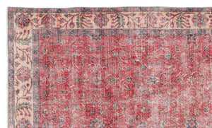 Naturel Over Dyed Vintage Rug 5'6'' x 9'4'' ft 167 x 285 cm