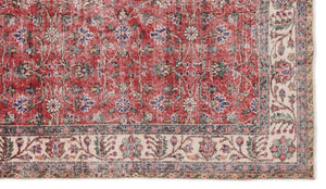 Naturel Over Dyed Vintage Rug 4'10'' x 8'8'' ft 148 x 264 cm
