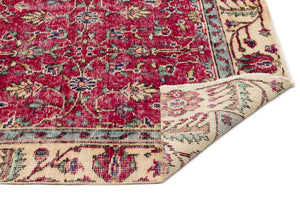 Naturel Over Dyed Vintage Rug 5'3'' x 8'12'' ft 160 x 274 cm