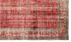 Naturel Over Dyed Vintage Rug 5'4'' x 8'7'' ft 162 x 262 cm