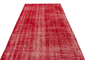 Naturel Over Dyed Vintage Rug 4'10'' x 8'5'' ft 147 x 257 cm
