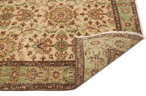 Naturel Over Dyed Vintage Rug 5'8'' x 8'7'' ft 173 x 262 cm