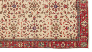 Naturel Over Dyed Vintage Rug 4'10'' x 8'8'' ft 147 x 265 cm
