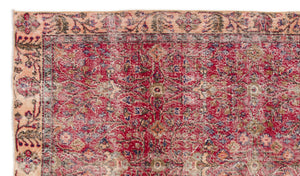 Naturel Over Dyed Vintage Rug 4'11'' x 8'7'' ft 151 x 262 cm