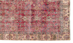Naturel Over Dyed Vintage Rug 4'11'' x 8'7'' ft 151 x 262 cm