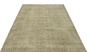 Naturel Over Dyed Vintage Rug 5'6'' x 8'8'' ft 168 x 264 cm