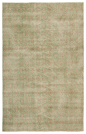 Naturel Over Dyed Vintage Rug 5'6'' x 8'8'' ft 168 x 264 cm