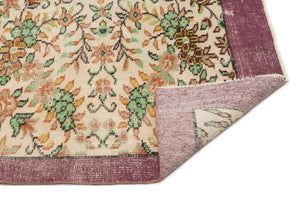 Naturel Over Dyed Vintage Rug 5'11'' x 9'7'' ft 180 x 292 cm