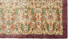 Naturel Over Dyed Vintage Rug 5'11'' x 9'7'' ft 180 x 292 cm