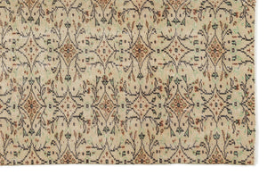 Naturel Over Dyed Vintage Rug 5'10'' x 8'12'' ft 177 x 274 cm