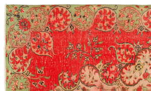 Naturel Over Dyed Vintage Rug 6'1'' x 10'4'' ft 185 x 316 cm