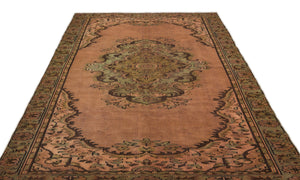 Naturel Over Dyed Vintage Rug 6'0'' x 8'10'' ft 183 x 268 cm
