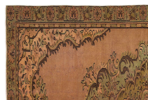 Naturel Over Dyed Vintage Rug 6'0'' x 8'10'' ft 183 x 268 cm