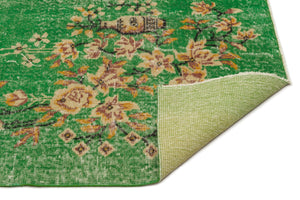 Naturel Over Dyed Vintage Rug 5'1'' x 8'11'' ft 154 x 271 cm